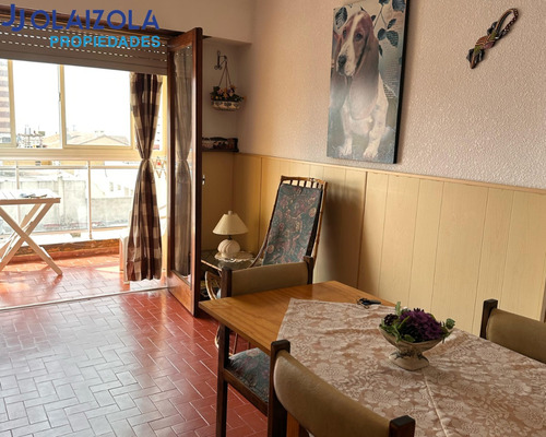 2 Ambientes Con Vista Panorámica Al Mar | Balcón Cerrado | Amoblado