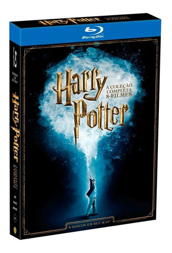 Imagem 2 de 3 de Blu-ray: Coleção Completa Harry Potter Anos 1-7b (8 Discos)