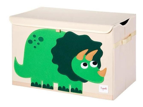 Organizador Infantil Retangular Dino - 3 Sprouts 38x62x37cm