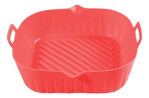 (gy) Cesta De Silicona Antiadherente Air Fryer Liner Reutili