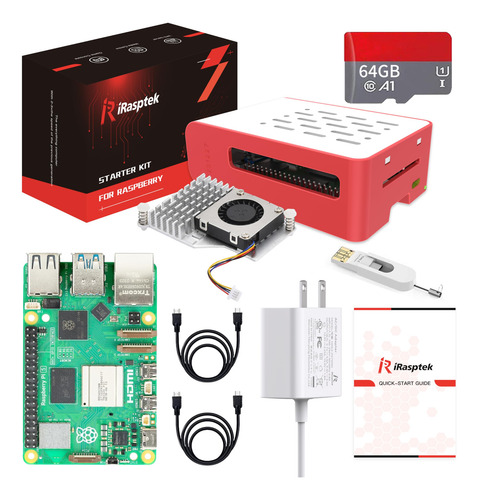 Kit De Inicio Para Raspberry Pi 5 4 Gb Ram 64 Gb Os-bookworm