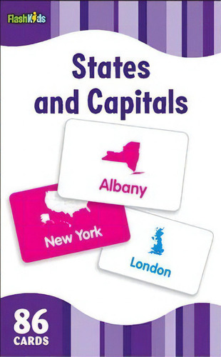 States And Capitals (flash Kids Flash Cards), De Flash Kids Editors., Vol. 1. Editorial Spark Notes, Tapa Blanda En Inglés
