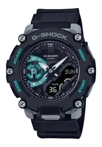 Reloj Casio Hombre G-shock Ga-700ca-2a Antigolpe Sumergible Color de la  malla Azul Color del bisel Azul Color del fondo Negro