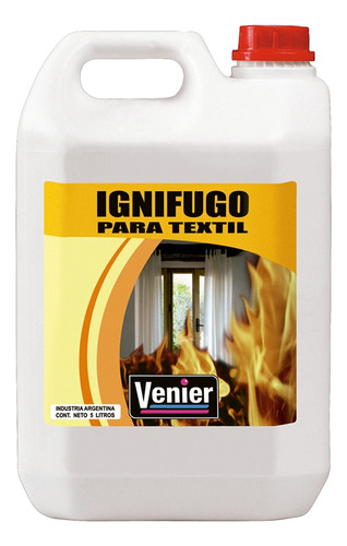 Ignífugo Antifuego Para Textil Venier X 5lts Pintumm