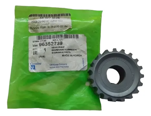 comprar Piñón Cigüeñal Chevrolet Corsa Daewoo Cielo Racer Aveo 1.500