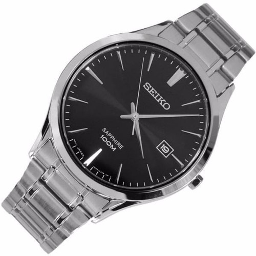 Reloj Seiko Sgeg95 Hombre Negro Sumergible Acero Analogo | Envío gratis