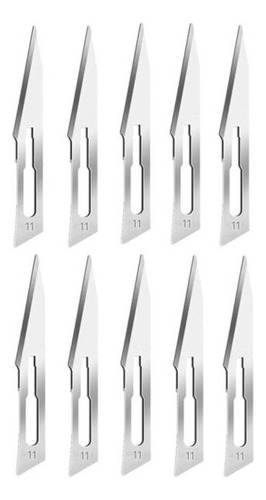 Hojas De Bisturi N 11 - En Punta - Pack X 10