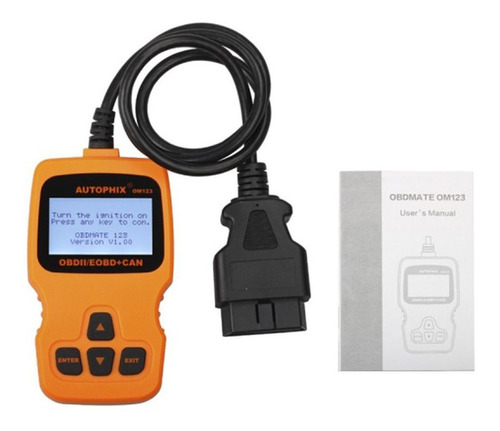 Obdmate Om123 Obd2 E0bd Can Soporte Motor Vehiculo Code