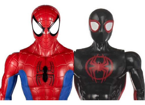 Figura Acción Spider Man & Miles Morales Titan Hero