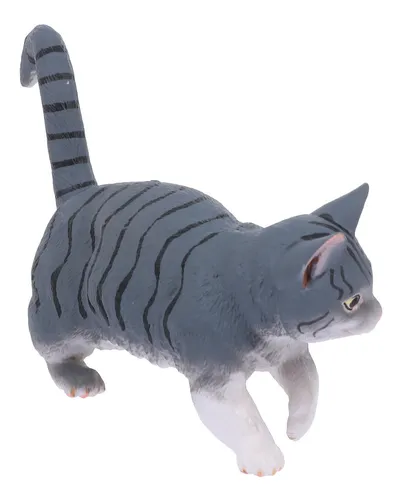 Generic Estatueta de modelo de gato realista Figuras de animais de