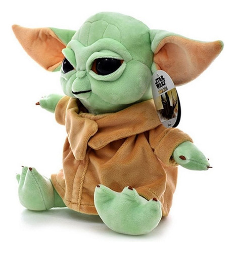 Imagen 3 de 6 de Peluche Baby Yoda 25 Cm Pelicula Star Wars Mandalorian Ed