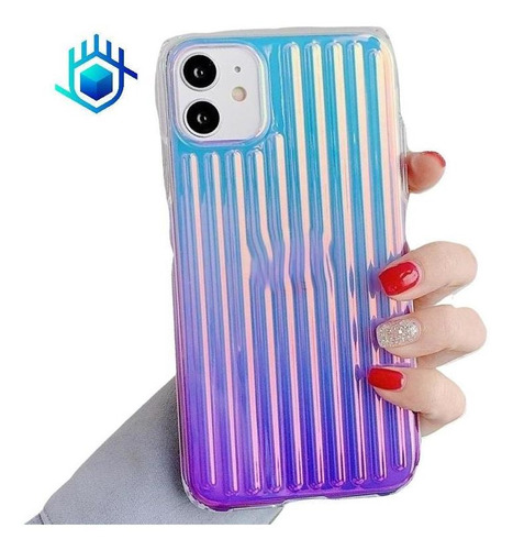 Funda Para iPhone Tornasol Protector Case Mujer Hombre Dama