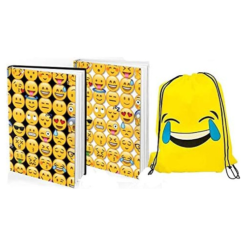 Conjunto De Funda De Libro Elástica Emoji Personalizad...