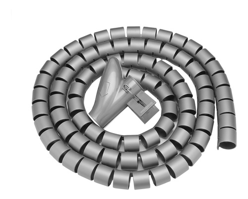 Tubo Espiral Flexible Plateado De 12#, 1,5 M X 22 Mm, Enroll