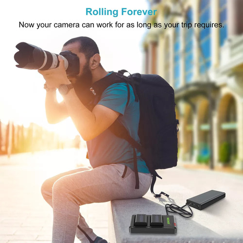 Kit De 2 Cargadores De Batería Neewer Np-fw50 Para Sony A640