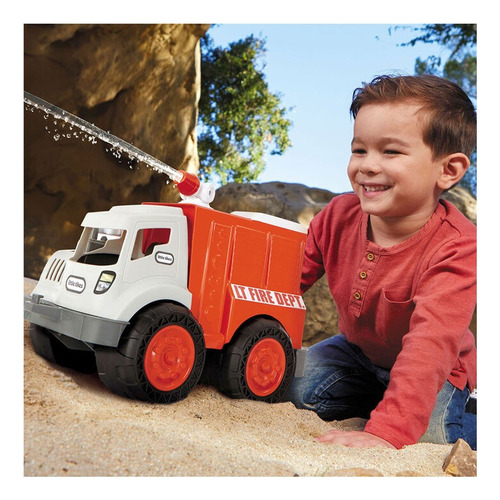 Camion De Bomberos Lanza Agua Littletike