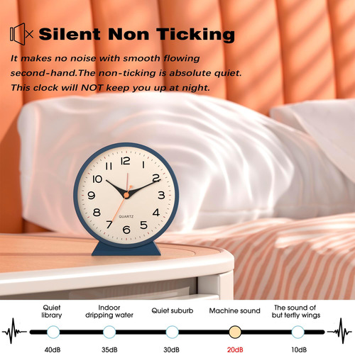 Reloj De Despertador Analógico Ayrely® 4.5, Reloj De Batería