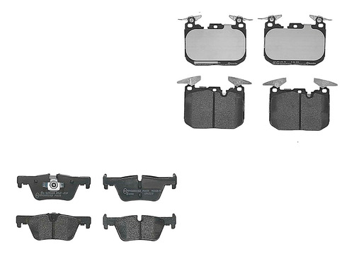 Combo De Balatas Bajos Metales Delanteras Y Traseras 120i 16