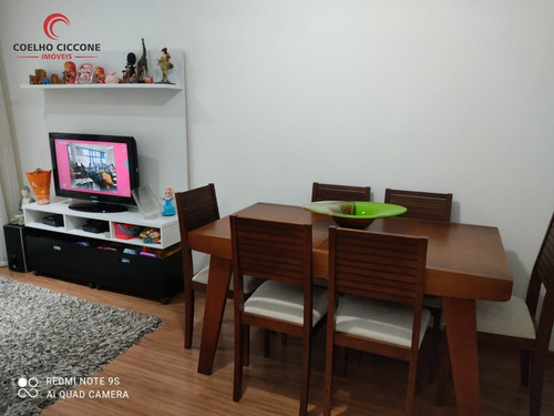 Imagem 4 de 15 de Excelente Apartamento De 2 Dormitorios - Bairro - Santo Antonio - Sao Caetano Do Sul - V-5501