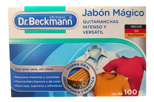 Jabón Mágico Dr. Beckmann Quitamanchas Con Aloe Vera 100g