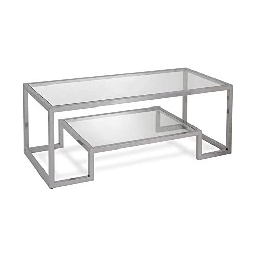 Mesa De Centro De Cristal Estilo Moderno Con Inspiración