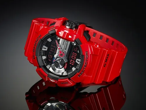 G Shock Gba 400 4 Original G Mix Bluetooth Musica Color Rojo