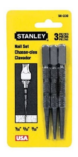 Stanley 58-230 - Clavo De Acero Set De 3 Piezas