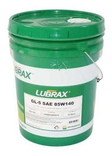 Aceite Lubrax 85w140 Gl-5 Mineral Balde 20 Litros