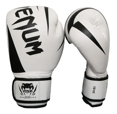 Luva Venum Boxe Muay Thai New Challenger Branca | Parcelamento sem