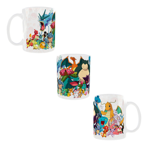 Taza Pokemon Nueva Pokémon Varios Personajes