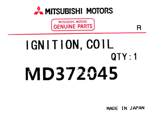 Bobina De Encendido Mitsubishi Montero Limited 3.8 2003-2008