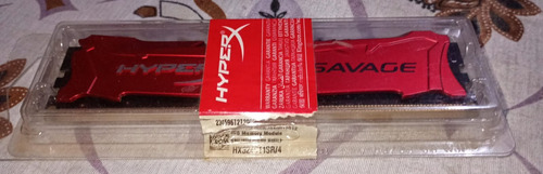 Memoria Ram Kingston Hyperx Savage 4gb Ddr3 2400mhz (Usado)