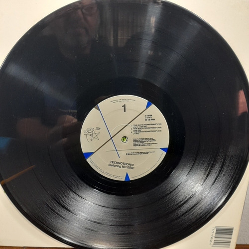 Imagem 3 de 6 de Vinil Lp Technotronic Featuring Mc Eric Made In Usa