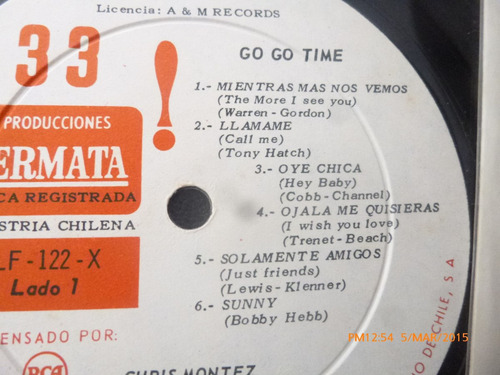 Vinilo Lp De Chris Montez -- Go Go -time -- (u1031