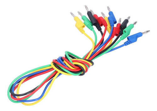 J70054 Doble Linterna Conector Banana Cable De Prueba Seguro