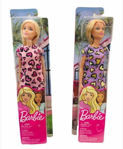 Imagen 4 de 6 de Muñeca Barbie Clasica Rubia Original Nuevo T7439 Bigshop