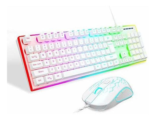 Mouse Gamer Magegee Teclado Con Membrana Retroiluminada