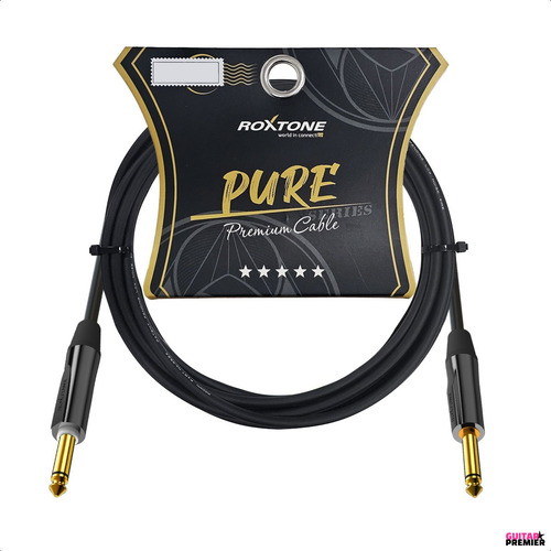 Cable Plug Guitarra Instrumentos Gama Oro Premium 6m Pure