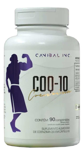 Coenzima Q10 200mg Canibal Cq-10 Ubiquinona 90 Comprimidos