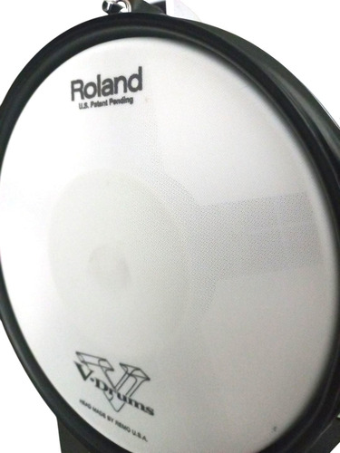 Pad De Bombo Electronico Roland Kd80 Con Parche De Malla Blanco (Usado)