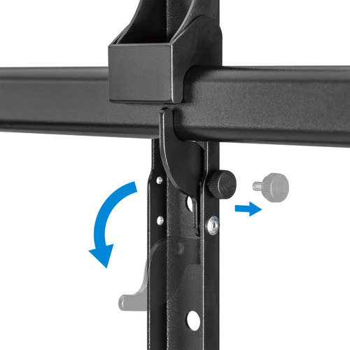 Soporte De Pared 462358 Para Pantalla 60 - 120 Hasta 120kg Negro