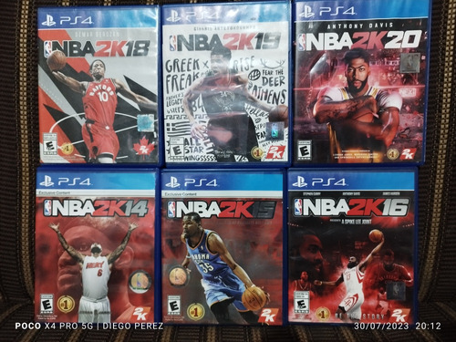 Colección Nba Ps4 Físicos Usados 