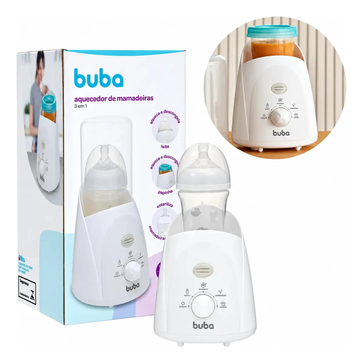 Aquecedor Esterilizador De Mamadeira Papinha