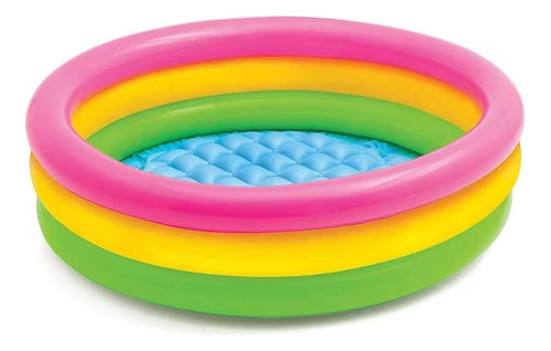 Pileta Inflable Redonda Infantil 3 Colores In40