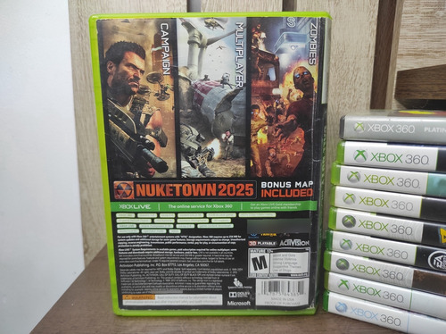 Jogo Call Of Duty Black Ops 2 Original Xbox 360 - M Física (Usado)