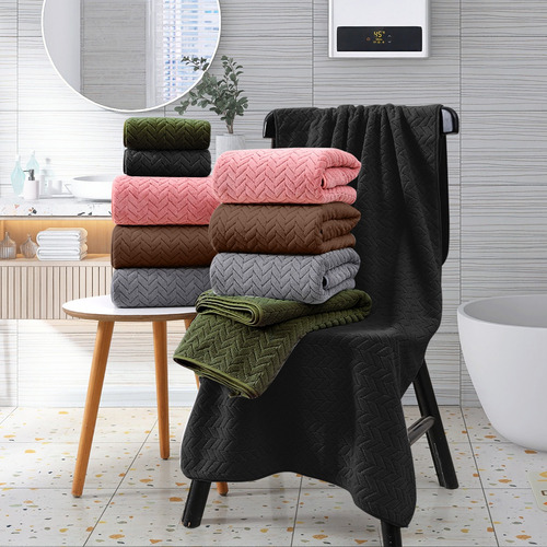 3 Piezas Toallas Baño Completo Grande Tuallas 70×140 Cm