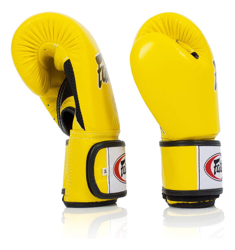 Guantes P/ Entrenamiento De Boxeo Fairtex, Amarillos, 14 Oz