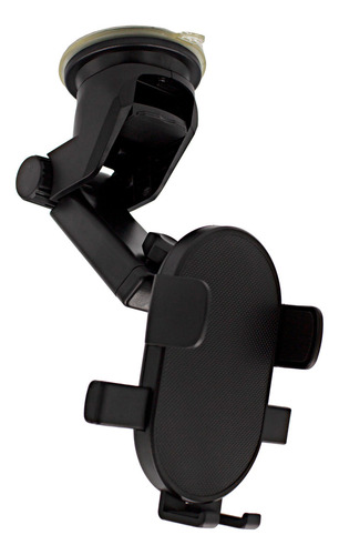 Portacelulares Auto Soporte Para Celular Coche Con Ventosa Color Negro