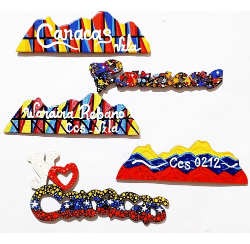 Imanes Decorativos Caracas El Avila Venezuela Por Unidad