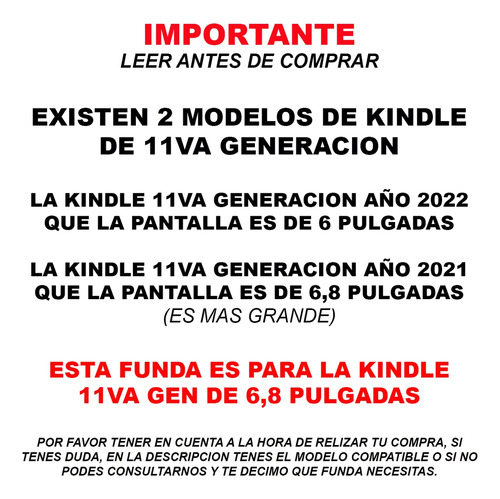 Funda Kindle Paperwhite 5 2021 6,8 Pulgadas Magnetica Azul Oscuro
